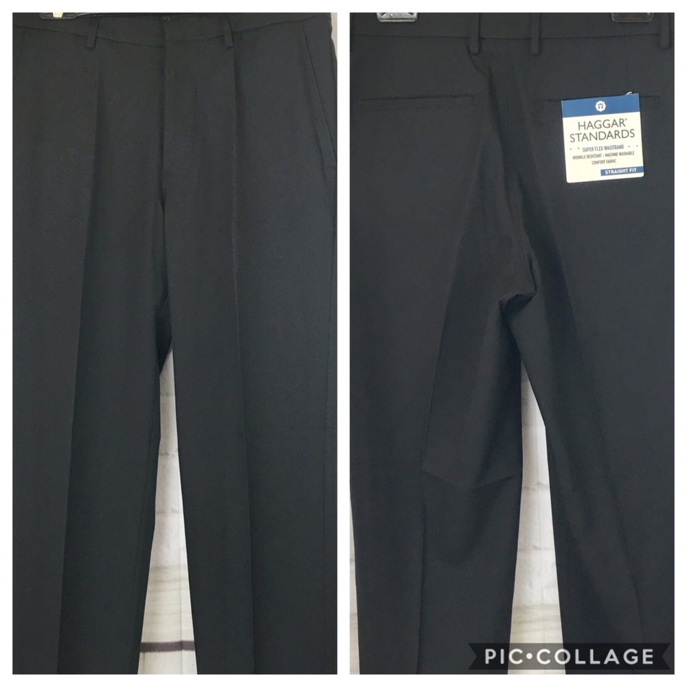 HAGGAR Men’s Slack Pants NWT